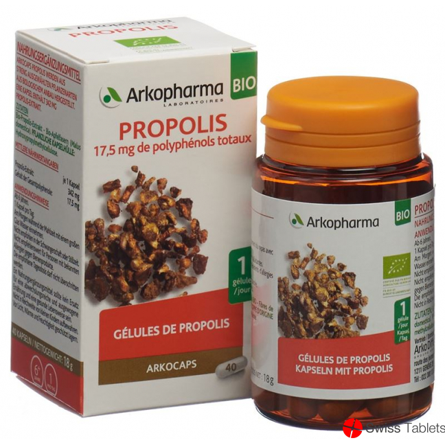 Arkocaps Propolis Kapseln Bio Dose 40 Stück buy online