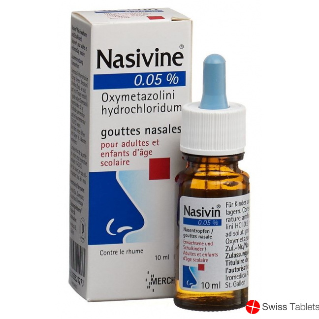 Nasivin Tropfen 0.05% Erwachsene 10ml buy online