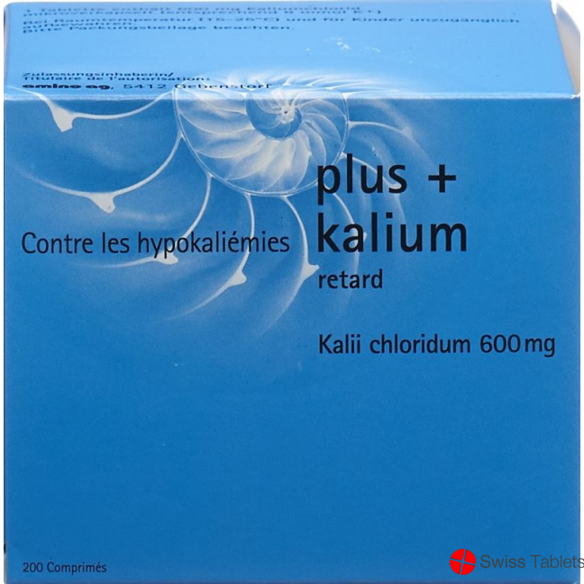 Plus Kalium Retard Tabletten 600mg 200 Stück buy online