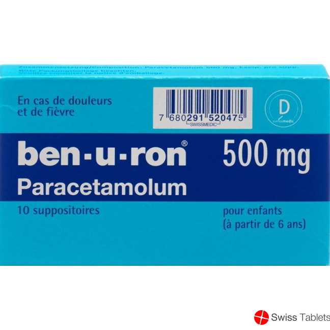 Ben U Ron 500mg 10 Zäpfchen buy online