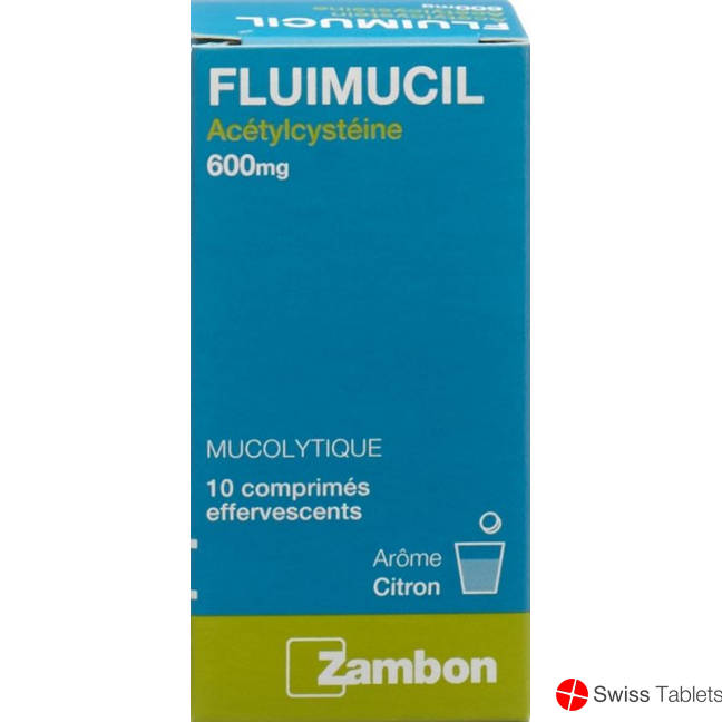 Fluimucil 600mg 10 Brausetabletten buy online