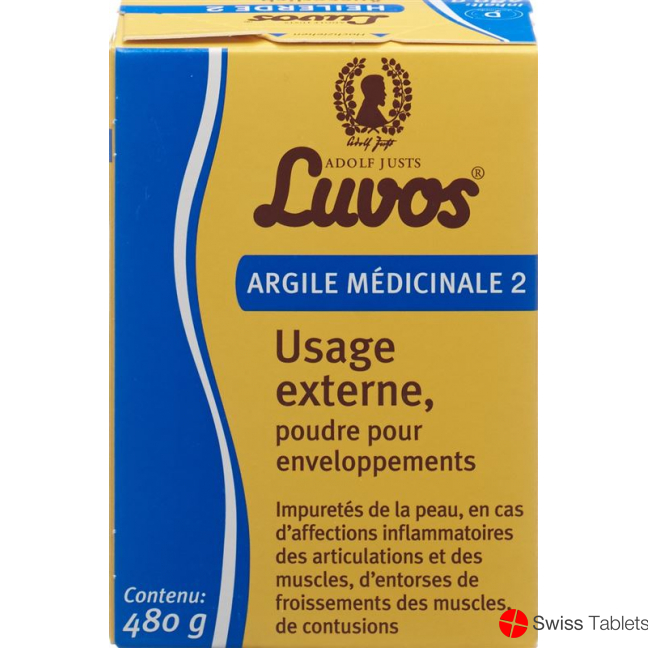 Luvos Heilerde Nummer 2 Pulver Äusserlich 480g buy online
