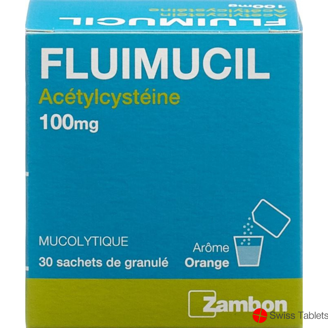 Fluimucil Granulat 100mg Kind Beutel 30 Stück buy online