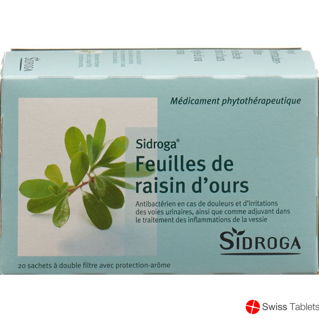 Sidroga Baerentraubenblätter Tee Beutel 20 Stück buy online