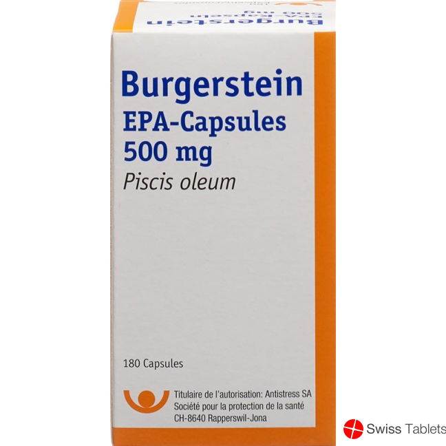 Burgerstein EPA capsules 500 mg Ds 180 pieces buy online