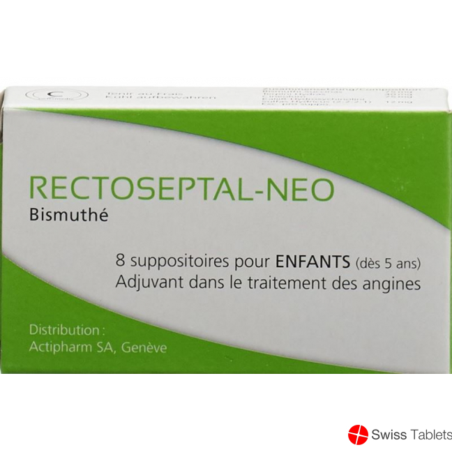 Rectoseptal Neo Wismut Zäpfchen Kind 8 Stück buy online