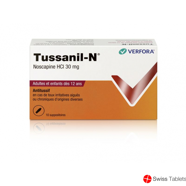 Tussanil N Zäpfchen 30mg Erwachsene 10 Stück buy online
