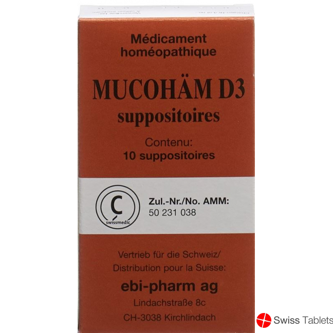 Mucohaem Zäpfchen 10 Stück buy online