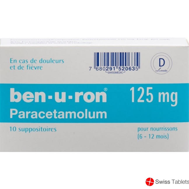 Ben U Ron 125mg 10 Zäpfchen buy online