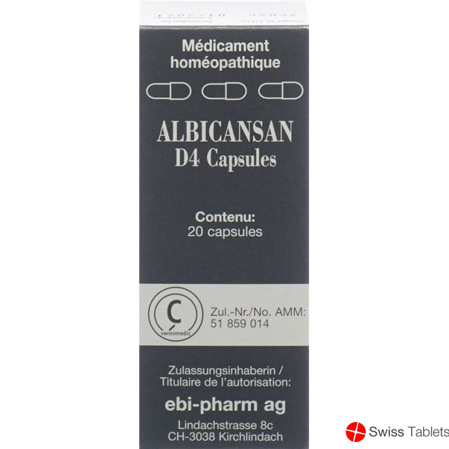 Albicansan Kapseln D 4 20 Stück buy online
