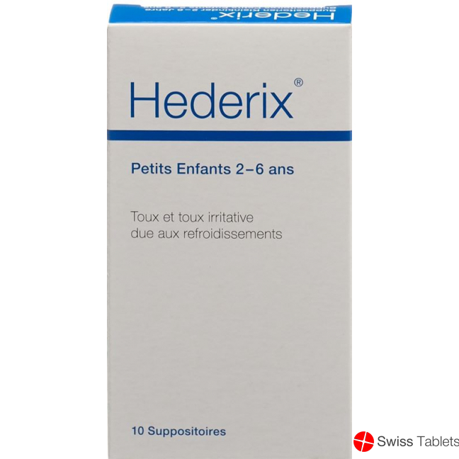 Hederix Kleinkinder Zäpfchen 10 Stück buy online