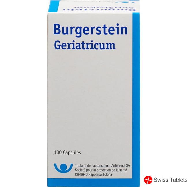 Burgerstein Geriatric 100 capsules buy online