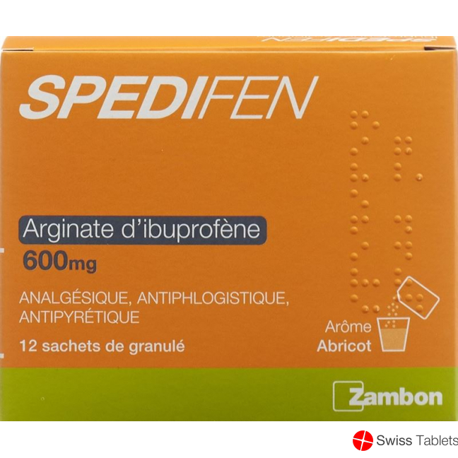 Spedifen 600mg 12 Granulate buy online