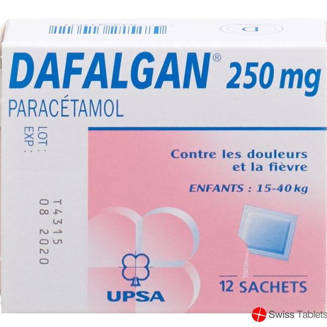 Dafalgan 250mg 12 Beutel buy online