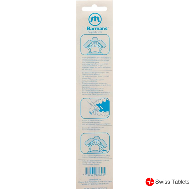 Dr. Barman’s Superbrush Zahnbürste Kinder bis 6 Jahre buy online