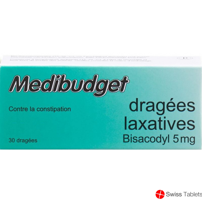 Medibudget Abführdragees Bisacodyl 5mg 30 Stück buy online