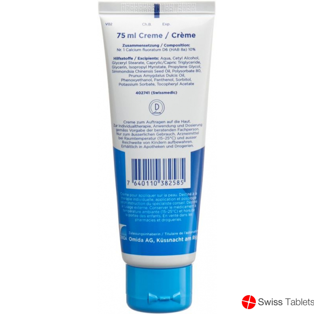 Omida Schüssler Nr. 1 Calcium Fluoratum Creme D6 75ml buy online