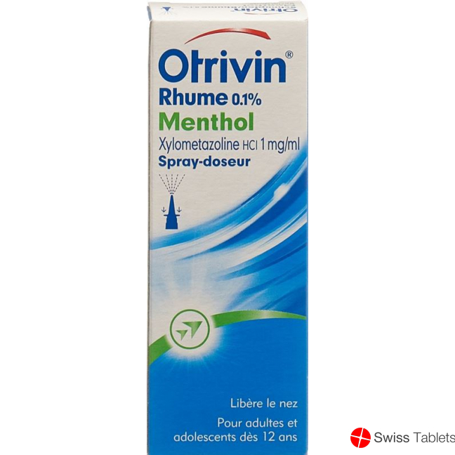 Otrivin Schnupfen Dosierspray 0.1% mit Menthol 10ml buy online