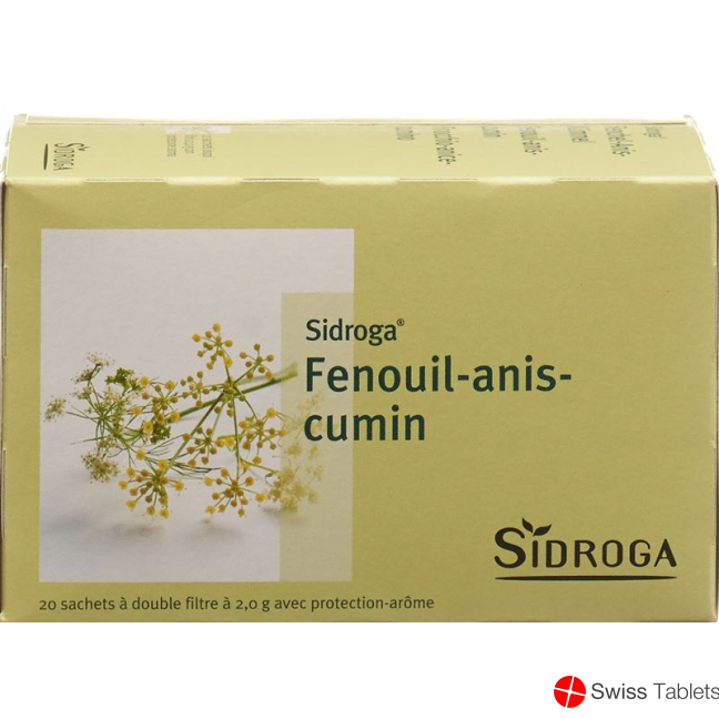 Sidroga Fennel Aniseed Caraway Tea 20 bags buy online