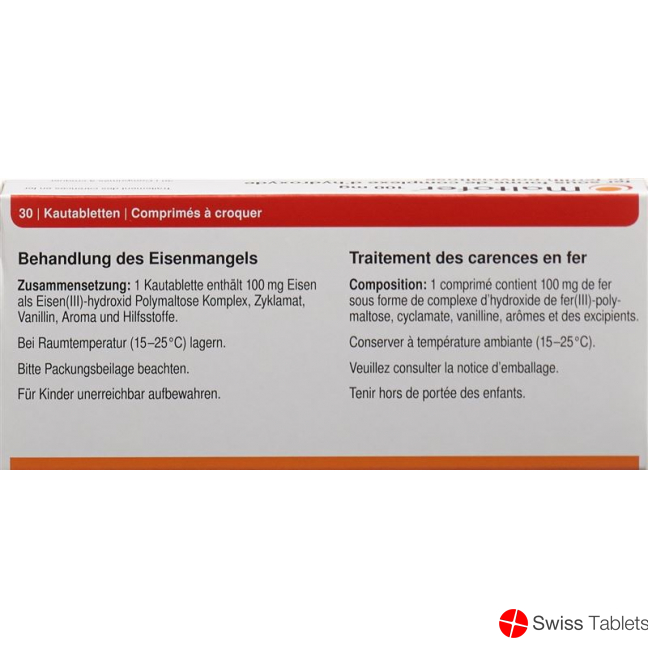 Maltofer Kautabletten 100mg 30 Stück buy online