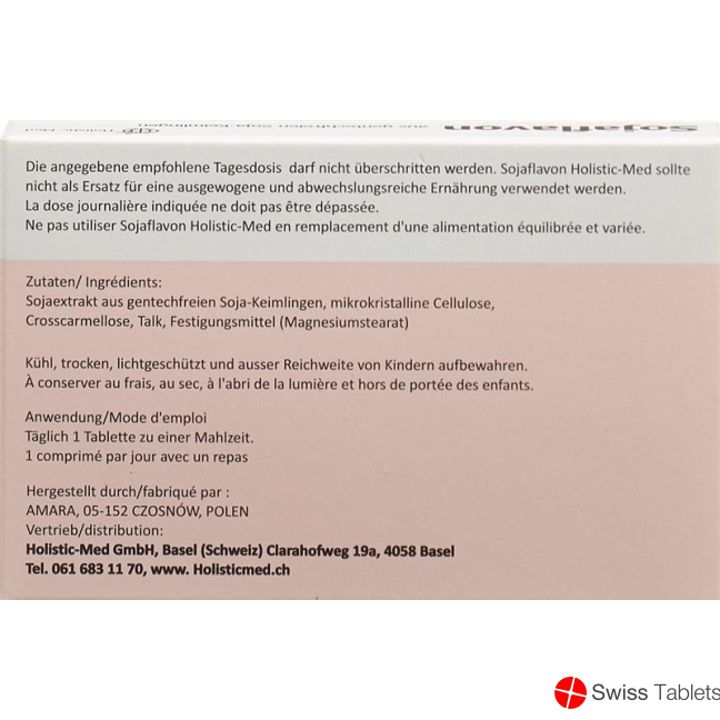 Holistic Med Sojaflavon Tabletten 90 Stück buy online
