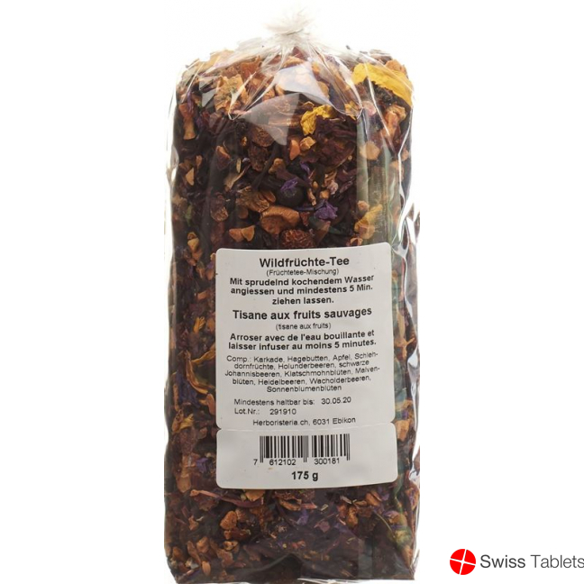Herboristeria Tee Wildfrüchte im Sack 175g buy online