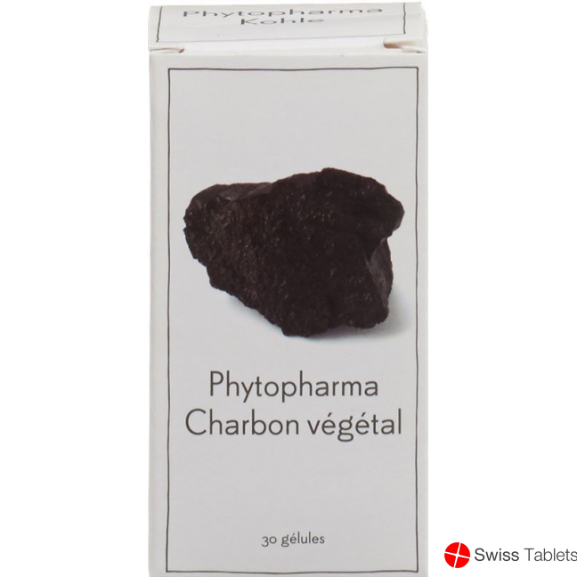 Phytopharma Kohle Kapseln 225mg 30 Stück buy online