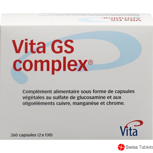 Vita GS Complex Glukosaminsulfat Kapseln 260 Stück buy online
