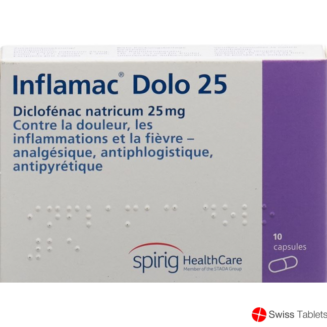 Inflamac Dolo 25mg 10 Kapseln buy online