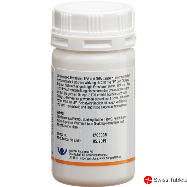 Burgerstein Omega 3-EPA capsules 50 pieces buy online