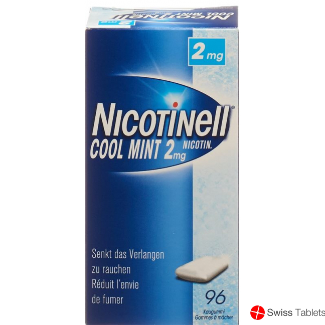 Nicotinell Cool Mint 2mg 96 Kaugummi buy online