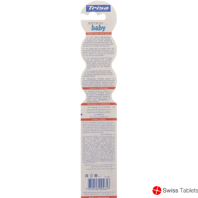 Trisa children's toothbrush baby 0-3 years buy online