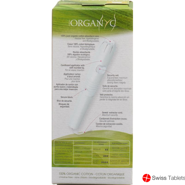 Organyc Tampons Regular mit Applikator 16 Stück buy online