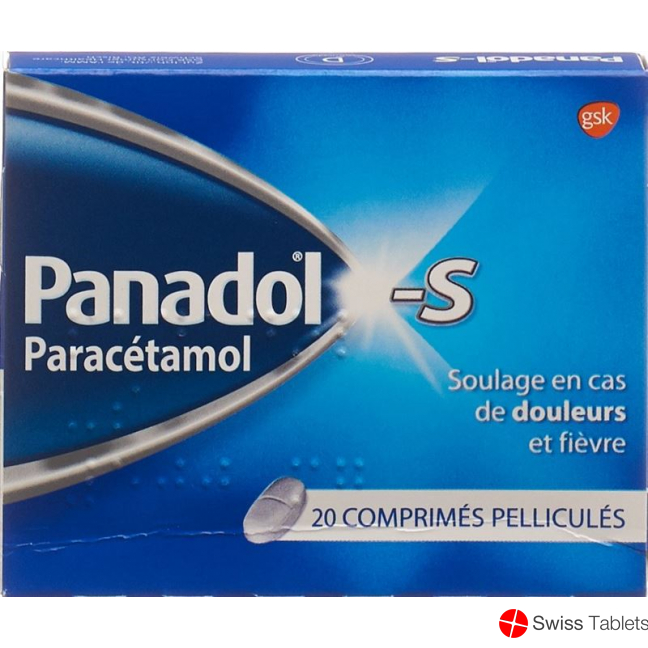 Panadol S 500mg 20 Filmtabletten buy online