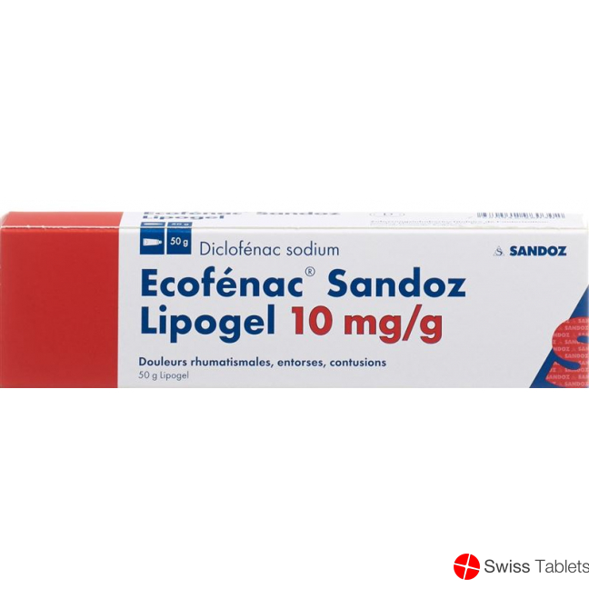 Ecofenac Sandoz Lipogel 1% 50g buy online