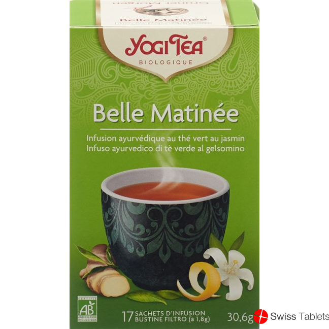 Yogi Green Tea Grüner Morgen Beutel 17 Stück buy online