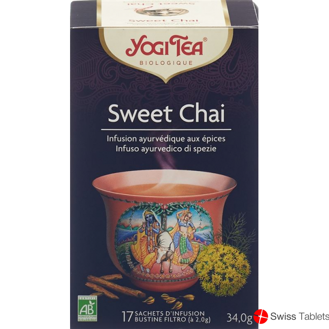 Yogi Chai Tee Sweet Chai Beutel 17 Stück buy online