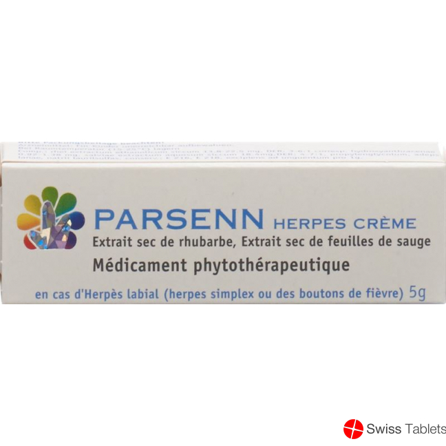 Parsenn Herpes Creme Tube 5g buy online