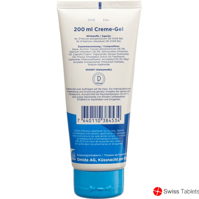 Omida Schüssler No3 + 8 Ferr Plus Creme-Gel 200ml buy online