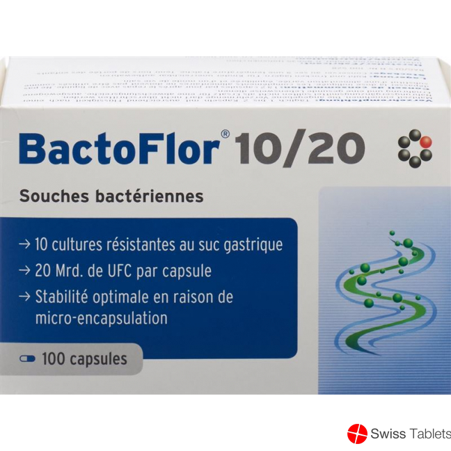 BactoFlor 10/20 Kaps 100 pcs