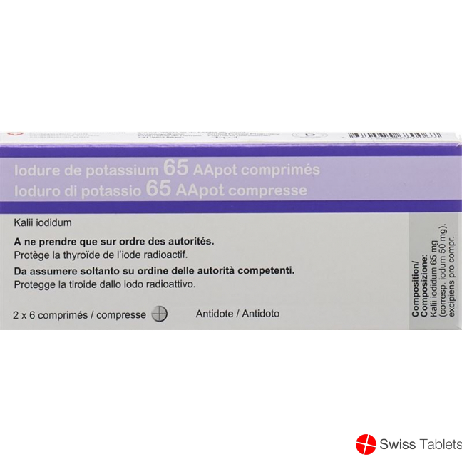 Potassium iodide 65 AApot tbl 65 mg 12 pcs