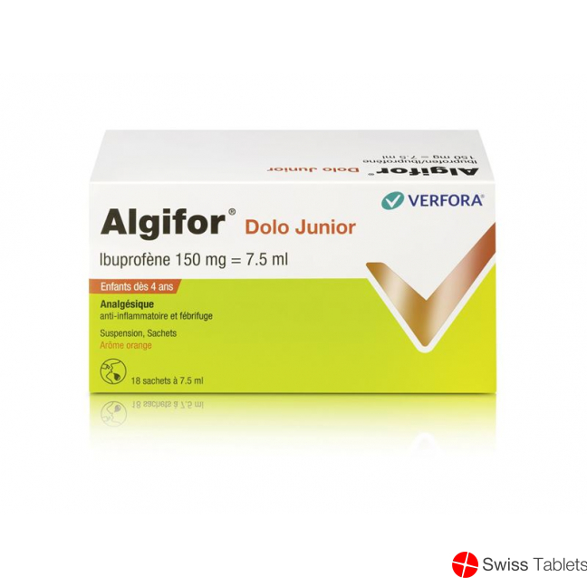 Algifor Dolo Junior Susp 150 mg / 7.5ml 18 Btl 7.5 ml