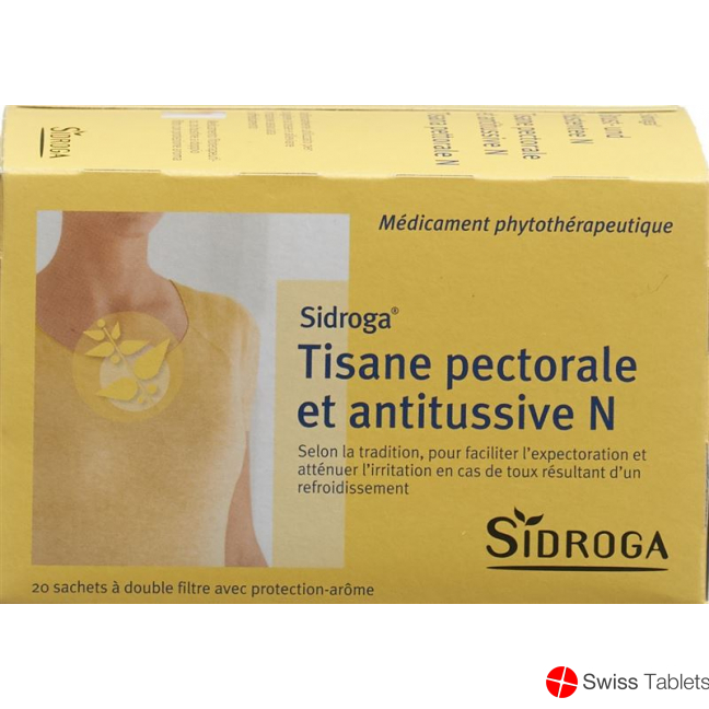 Sidroga breast and Hustentee N 20 Btl 2 g