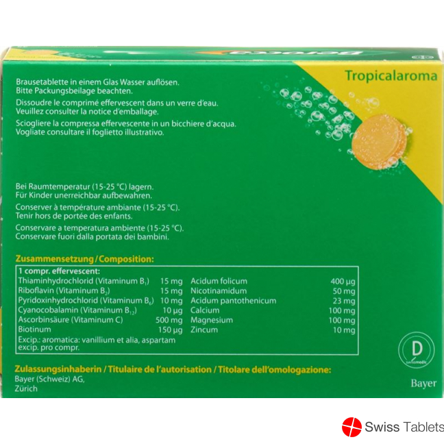Berocca Brausetabl Tropical aroma 45 pcs