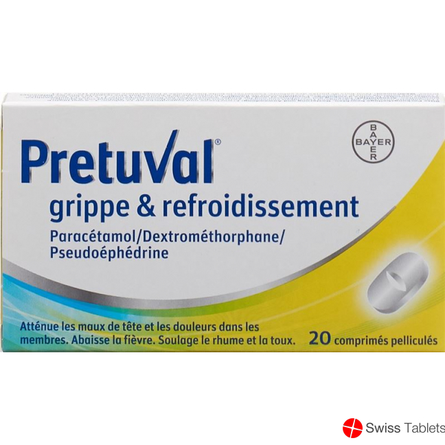 Pretuval flu and cold Filmtabl 20 pcs