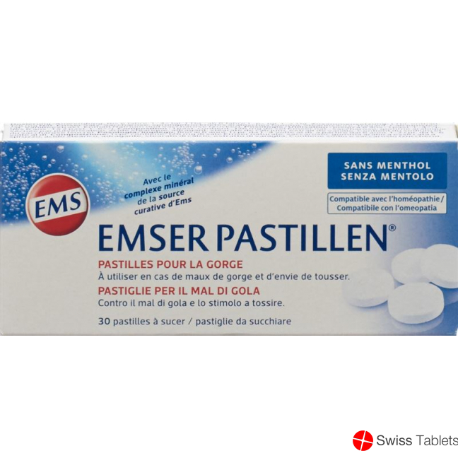 Emser without menthol 30 lozenges
