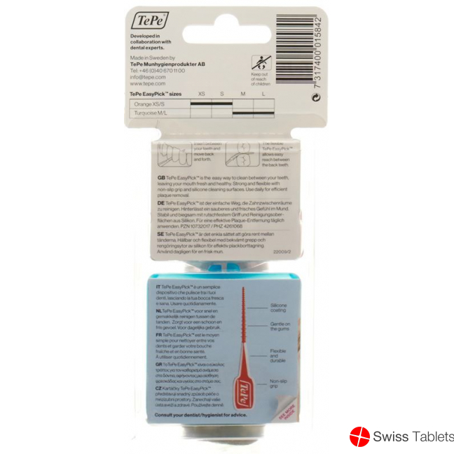 Tepe Easypick M/L Türkis 36 Stück buy online