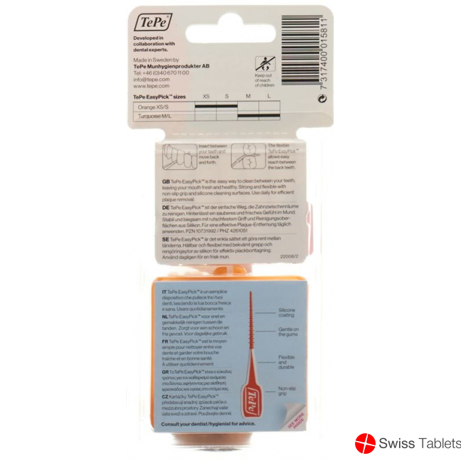 Tepe Easypick XS/S Orange 36 Stück buy online