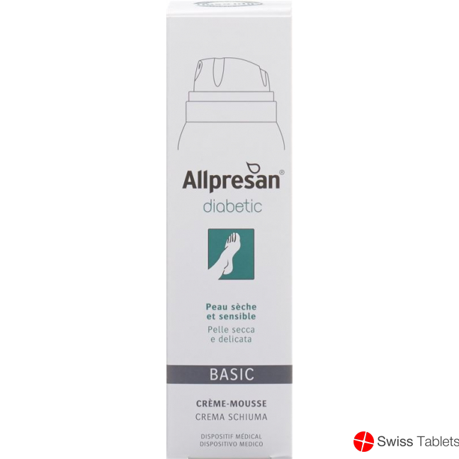 Allpresan Diabetic Schaumcr Basis 5% Urea 125ml buy online