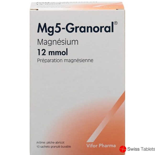 Mg5-granoral Granulat 12 Mmol Pfirs-Aprik Beutel 10 Stück buy online
